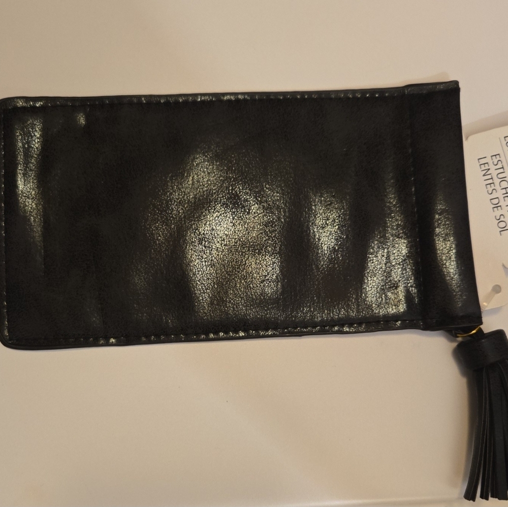 Black Sunglasses Case with Tassel